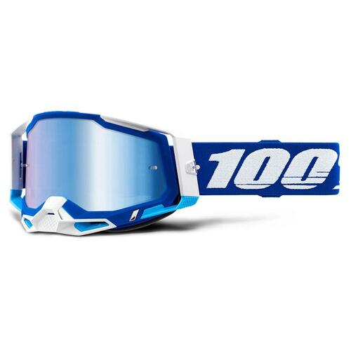 100% Racecraft 2 Goggle MX Enduro MTB Blue