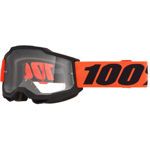 100% Accuri 2 Goggle MX Enduro MTB Ferran Clear Lens