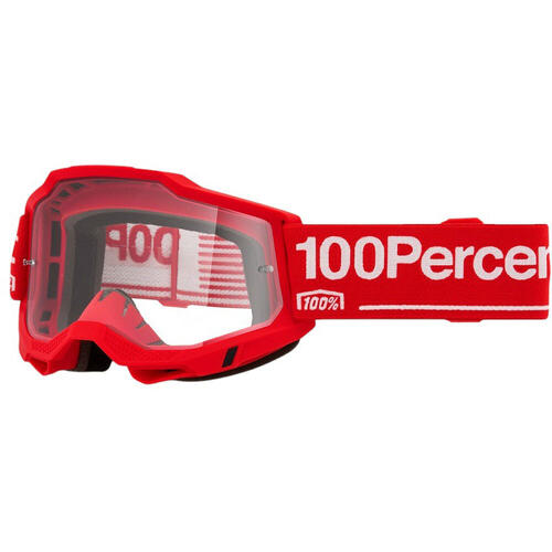 100% Accuri 2 Goggle MX Enduro MTB Wolg Clear Lens