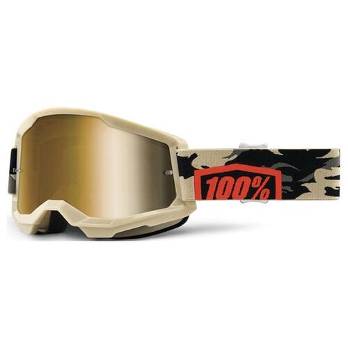 100% Strata 2 Goggle MX Enduro MTB Kombat