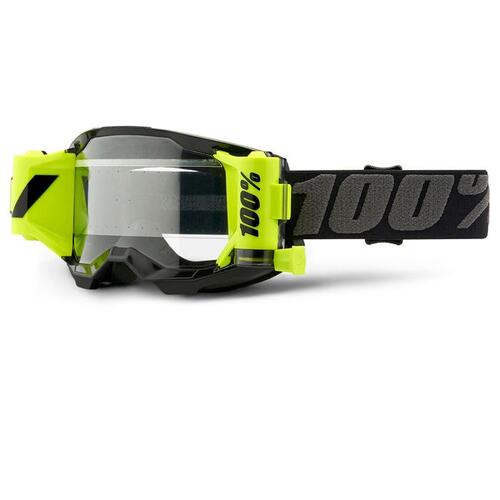 100% Strata 2 Forecast Goggle w/Rolloffs MX Enduro MTB Black