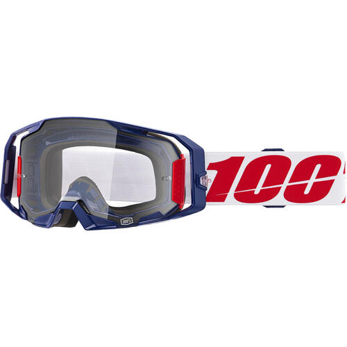 100% Armatic Goggle MX Enduro MTB Mach Z Clear Lens