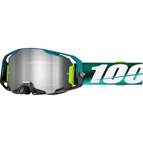 100% Armatic Goggle MX Enduro MTB Polarity Mirror Silver