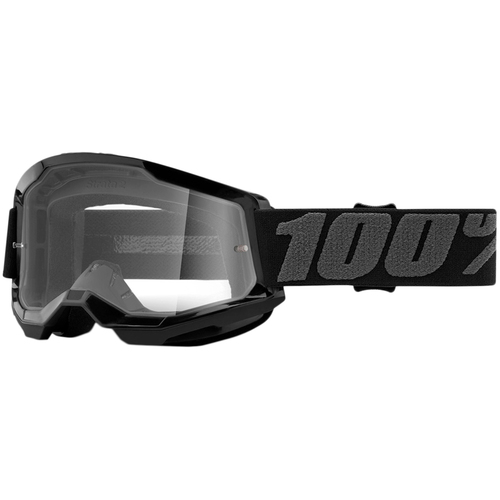 100% Percent Strata 2 Motocross MX Goggles Black