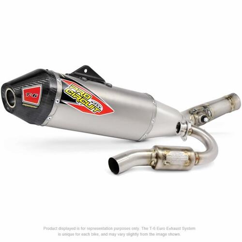 KTM 250 SX-F 2016-2018 Pro Circuit T-6 Pro Full Exhaust System Ti Muffler FIM Spec