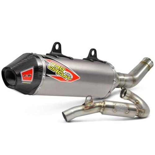 KTM 450 SX-F 2016-2018 Pro Circuit T-6 Pro Full Exhaust System Ti Muffler FIM Spec
