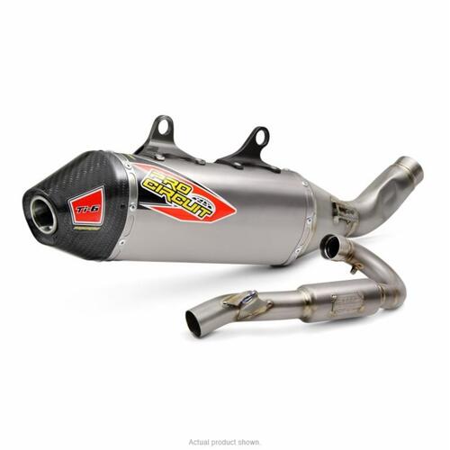 Husqvarna FC350 2019-2022 Pro Circuit Ti-6 Full Exhaust System USA Spec Carbon End Cap