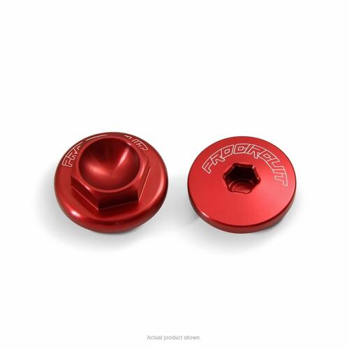 Kawasaki KLX110 2010-2025 Pro Circuit Works Engine Plug Kit Red Anodised