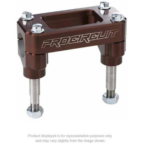 Kawasaki KLX450R 2008-2009 Pro Circuit Billet Handlebar Mounts Brown