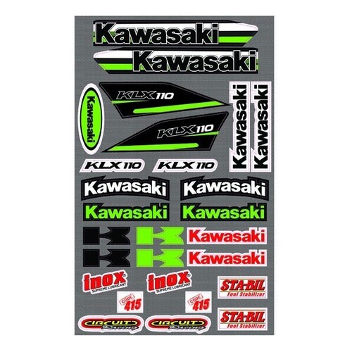 Mcs Kawasaki KLX110 EConomy Graphics Sticker Kit