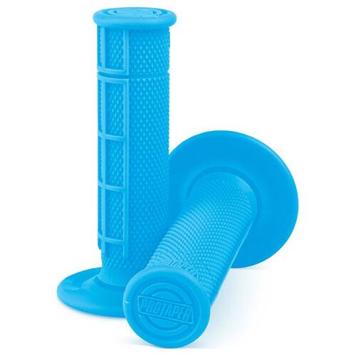 Pro Taper Hand Grips 1/2 Waffle Neon Blue