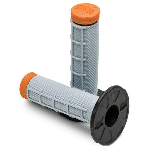 Pro Taper Hand Grips Tri-Density Half Waffle Orange