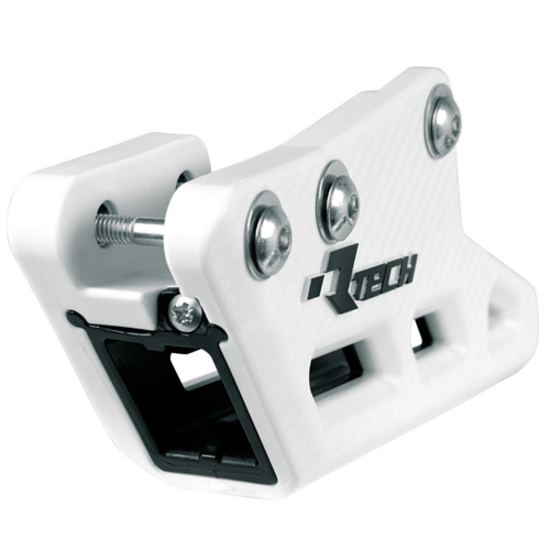 Suzuki DR-Z400S 2001-2023 Rtech White/Black Worx R2.0 Monoblock Rear Chain Guide