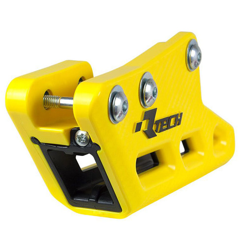 Suzuki RM-Z250 2019-2023 Rtech Yellow/Black Worx R2.0 Monoblock Rear Chain Guide
