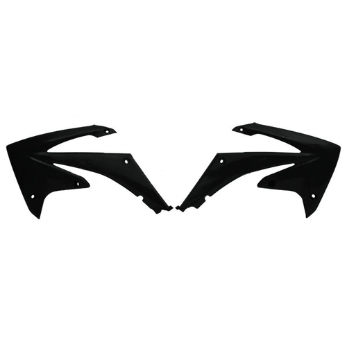 Honda CRF450R 2009-2012 Rtech OE Black Radiator Shrouds Pair