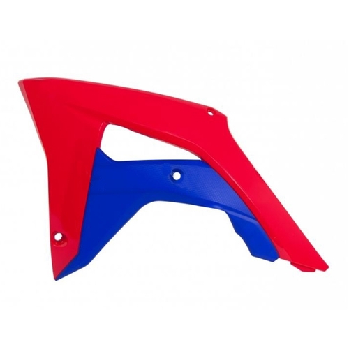 Honda CRF450R 2017-2020 Rtech Red/Blue Radiator Shrouds Pair