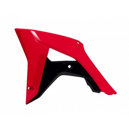 Honda CRF450R 2017-2020 Rtech OE Red/Black Radiator Shrouds Pair