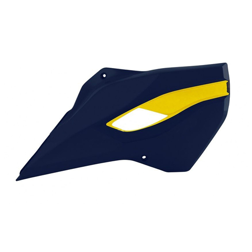 Husqvarna TC125 2014-2015 Rtech OE Blue/Lemon (2016) Radiator Shrouds Pair