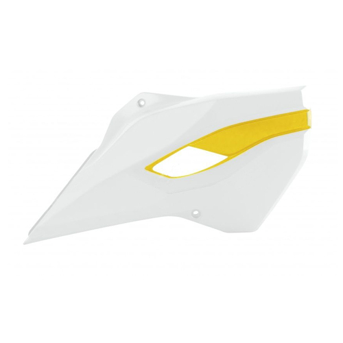 Husqvarna TE250 2014-2016 Rtech OE Yellow/White (2015) Radiator Shrouds Pair