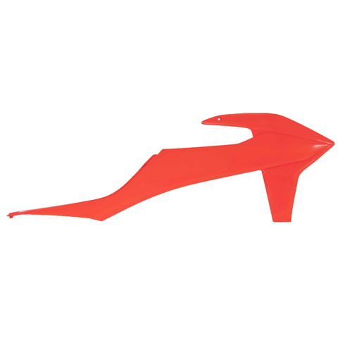 KTM 350 EXC-F 2019-2021 Rtech Neon Orange Radiator Shrouds Pair