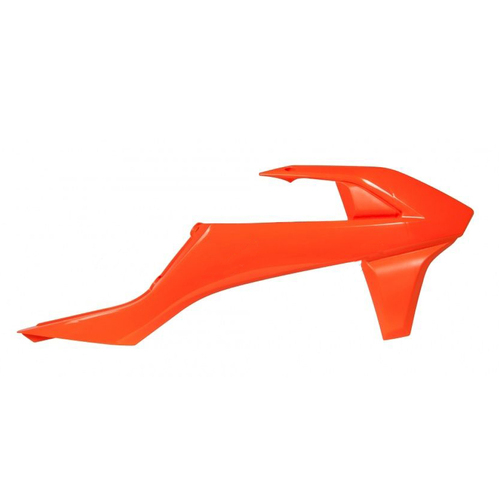 KTM 300 EXC 2017-2018 Rtech Orange Radiator Shrouds Pair