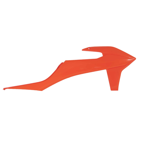 KTM 300 EXC TPI 2020-2021 Rtech Orange Radiator Shrouds Pair