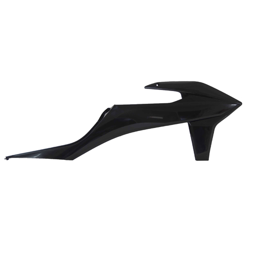 KTM 250 EXC-F 2019-2021 Rtech Black Radiator Shrouds Pair