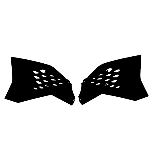KTM 65 SX 2009-2015 Rtech OE Black (2009-2010) Radiator Shrouds Pair