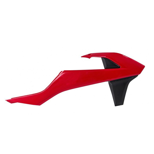KTM 125XC-W 2017-2019 Rtech Vintage Red/Black Radiator Shrouds Pair