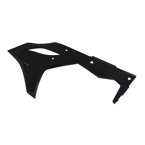 Kawasaki KX250F 2017-2020 Rtech Black Radiator Shrouds Pair