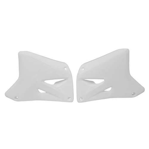 Suzuki RM250 2001-2011 Rtech White Radiator Shrouds Pair