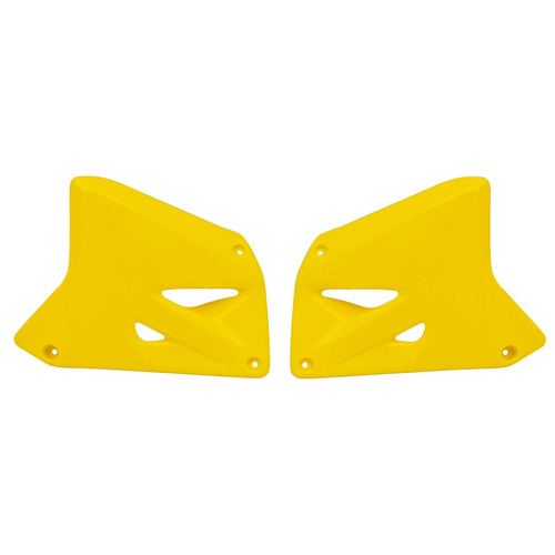 Suzuki RM85 2000-2020 Rtech OE Yellow Radiator Shrouds Pair
