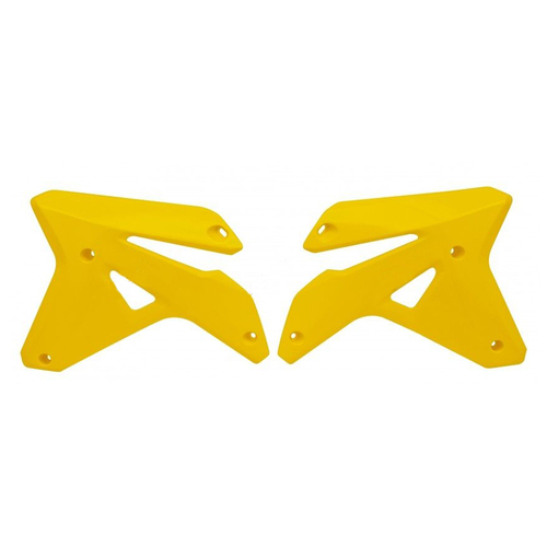 Suzuki RM-Z450 2007 Rtech OE Yellow Radiator Shrouds Pair