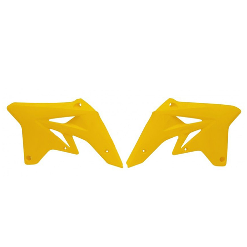 Suzuki RM-Z250 2007-2009 Rtech OE Yellow Radiator Shrouds Pair