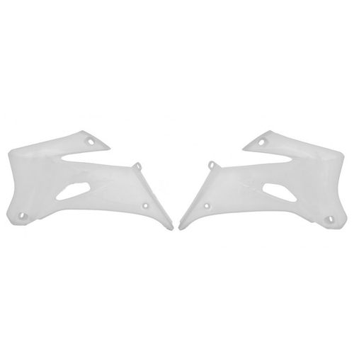 Yamaha WR250F 2007-2014 Rtech White Radiator Shrouds Pair