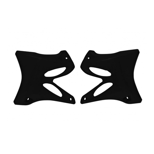 Yamaha YZ125 2002-2014 Rtech Black Radiator Shrouds Pair
