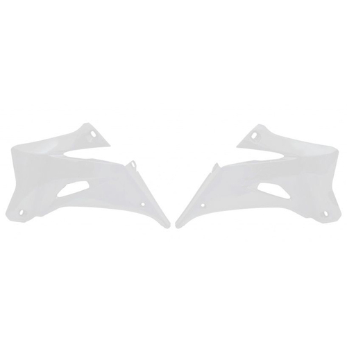 Yamaha YZ450F 2006-2009 Rtech OE White Radiator Shrouds Pair