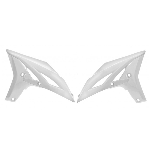 Yamaha WR450F 2012-2015 Rtech White Radiator Shrouds Pair