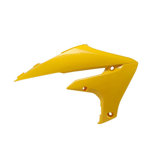 Yamaha YZ250F 2019-2021 Rtech Yellow Radiator Shrouds Pair