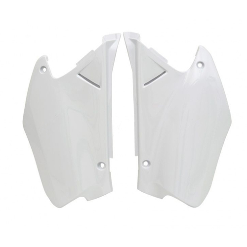 Honda CR125R 2000-2001 Rtech OE White Side Covers Pair Panels