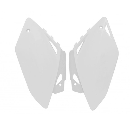 Honda CRF450R 2007-2008 Rtech White Side Covers Pair Panels