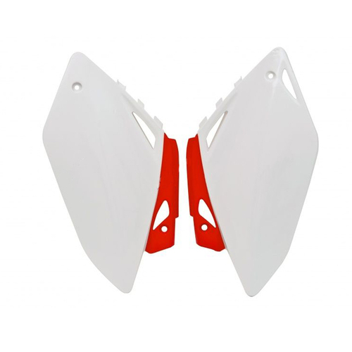 Honda CRF450R 2007-2008 Rtech OE Red/White Side Covers Pair Panels