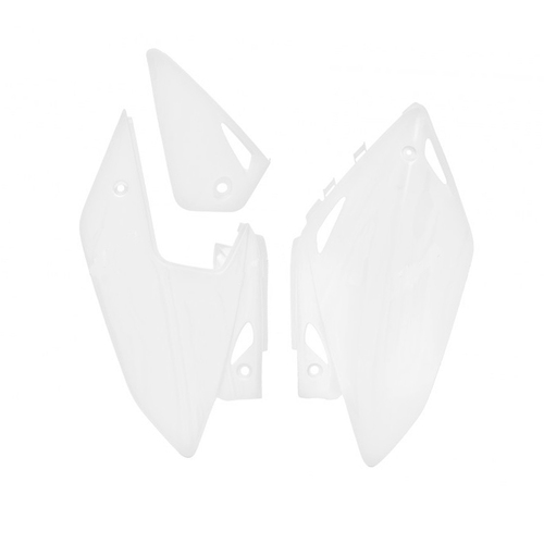 Honda CRF450X 2005-2017 Rtech OE White (2009-2016) Side Covers Pair Panels