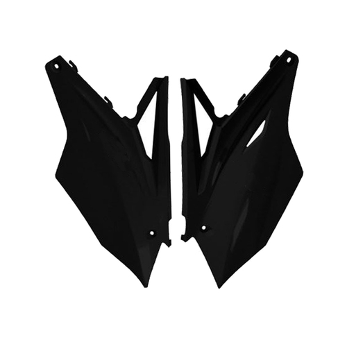 Kawasaki KX250F 2017-2020 Rtech Black Side Covers Pair Panels