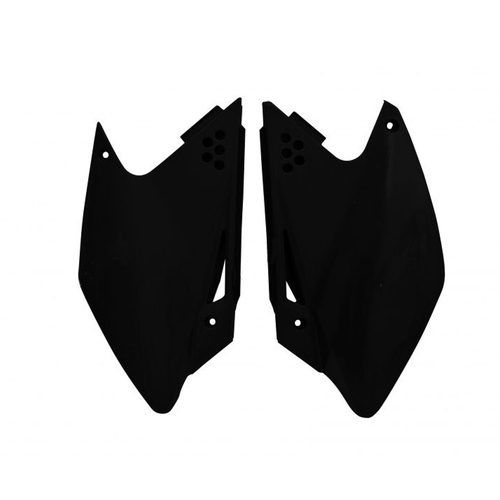Kawasaki KX250F 2006-2008 Rtech OE Black (2008) Side Covers Pair Panels