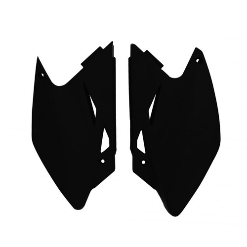 Kawasaki KX450F 2006-2008 Rtech Black Side Covers Pair Panels
