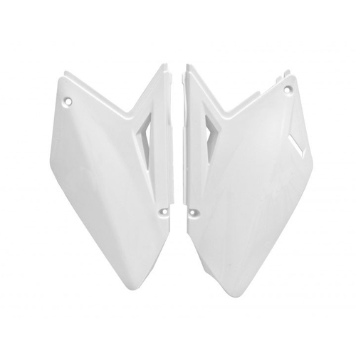 Suzuki RM-Z250 2007-2009 Rtech OE White Side Covers Pair Panels