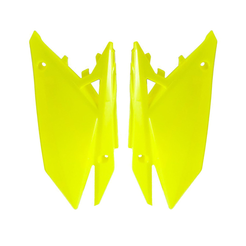 Suzuki RM-Z450 2018-2021 Rtech Neon Yellow Side Covers Pair Panels