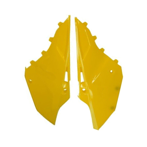 Yamaha YZ125 2015-2021 Rtech Yellow Revolution Side Covers Pair Panels