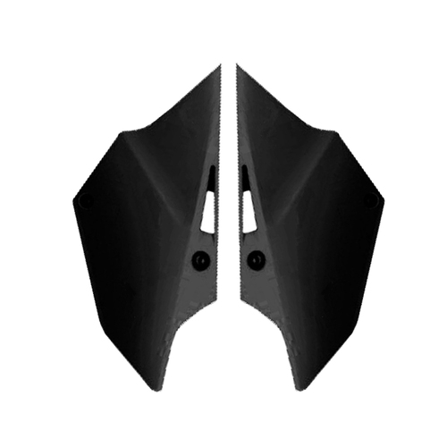 Yamaha YZ250X 2016-2021 Rtech Black Side Covers Pair Panels
